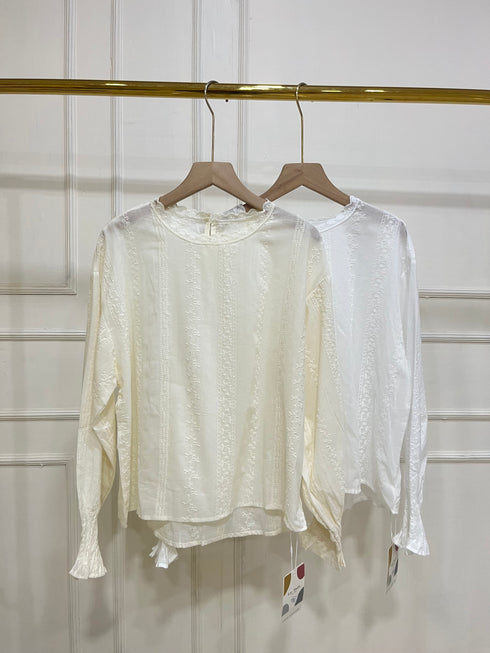 Summer Comfy Embroidered Cotton Tops
